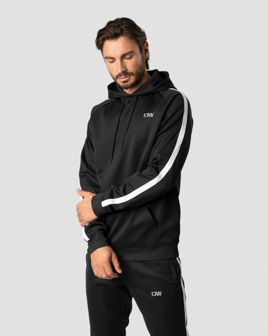 Herr ICIW Langarmat | Track Hoodie Black Men