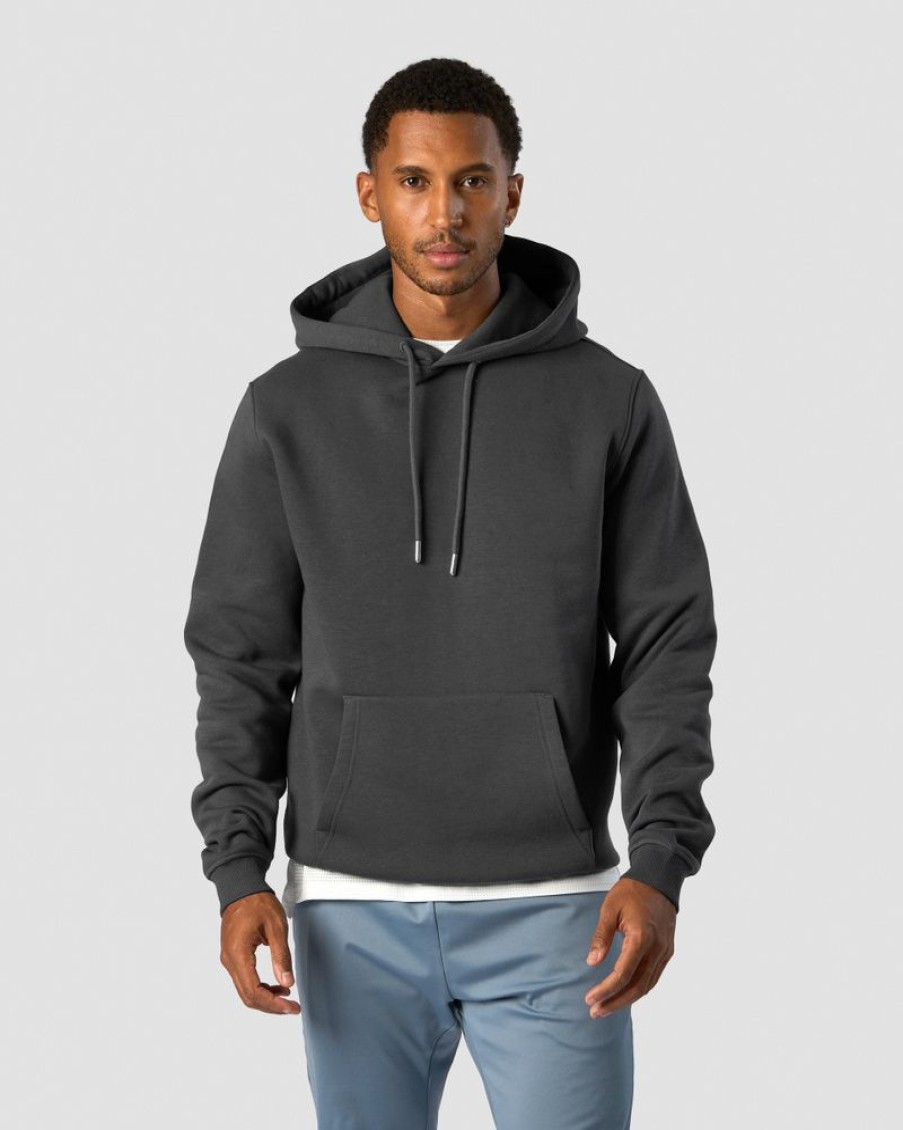 Herr ICIW Langarmat | Everyday Hoodie Men Dark Grey