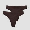 Dam ICIW Seamless | Everyday Seamless Thong 2-Pack Moccha