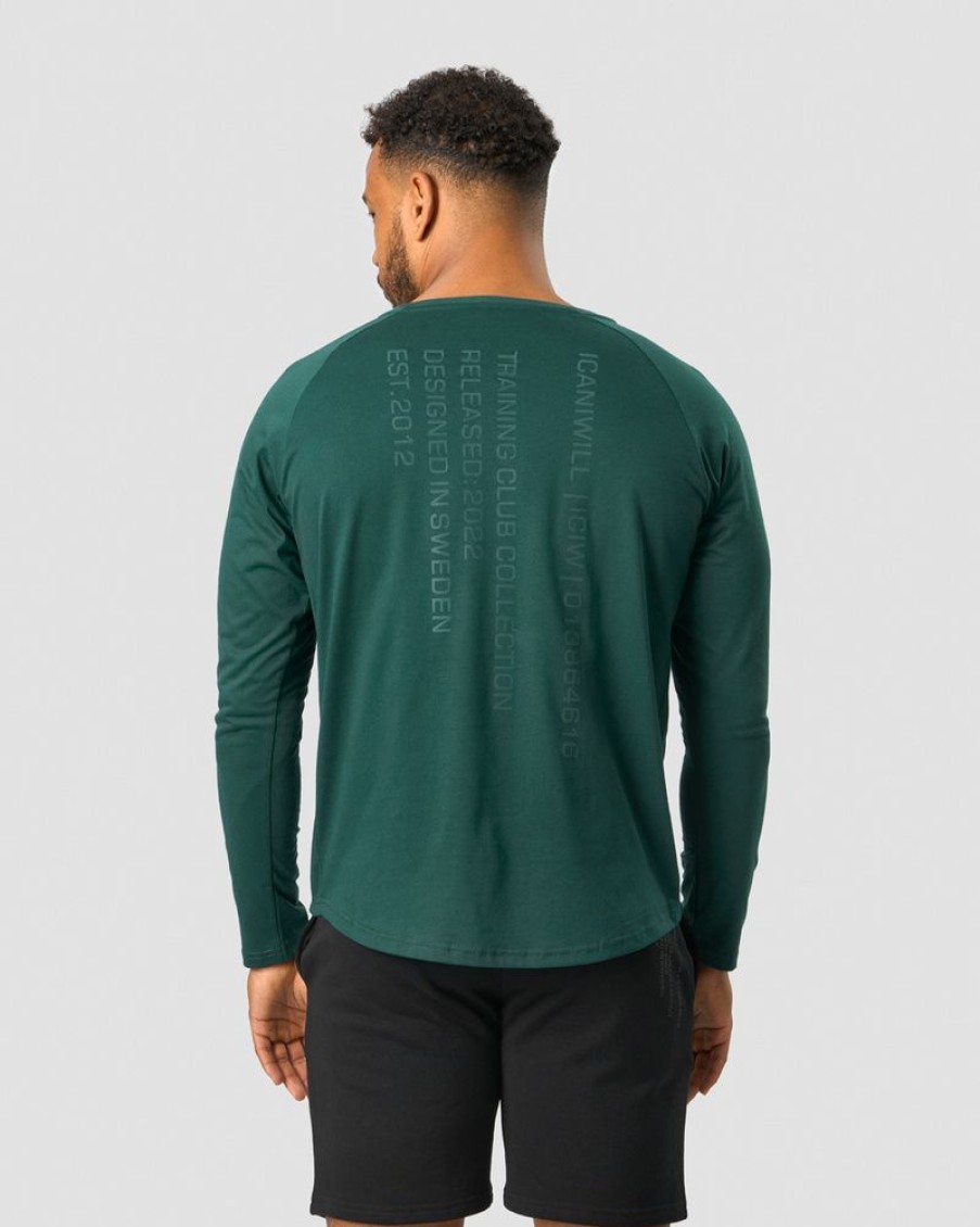 Herr ICIW Langarmat | Training Club Raglan Long Sleeve Dk Teal