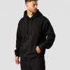 Herr ICIW Langarmat | Everyday Relaxed Hoodie Center Logo Men Black