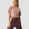 Dam ICIW T-Shirts | Stance Cropped T-Shirt Wmn Light Mauve