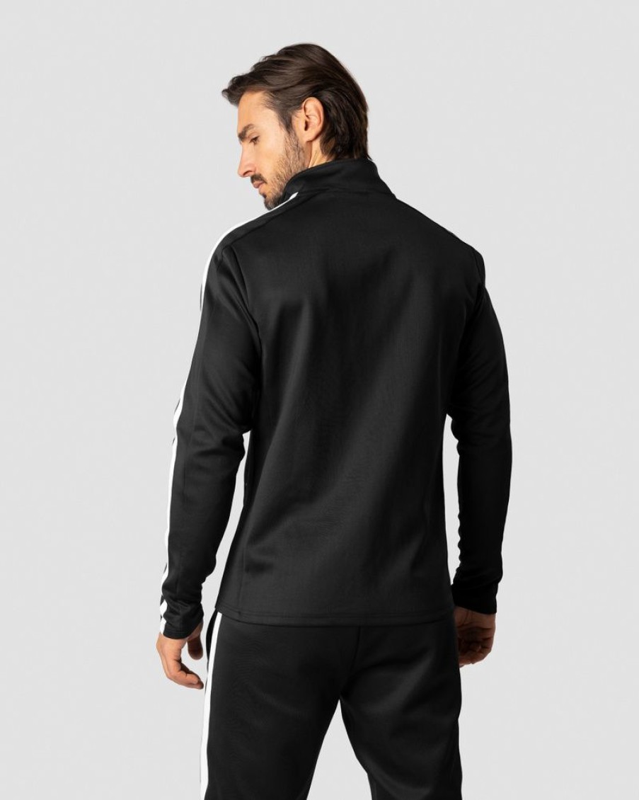 Herr ICIW Langarmat | Track 1/4 Zip Jacket Black Men