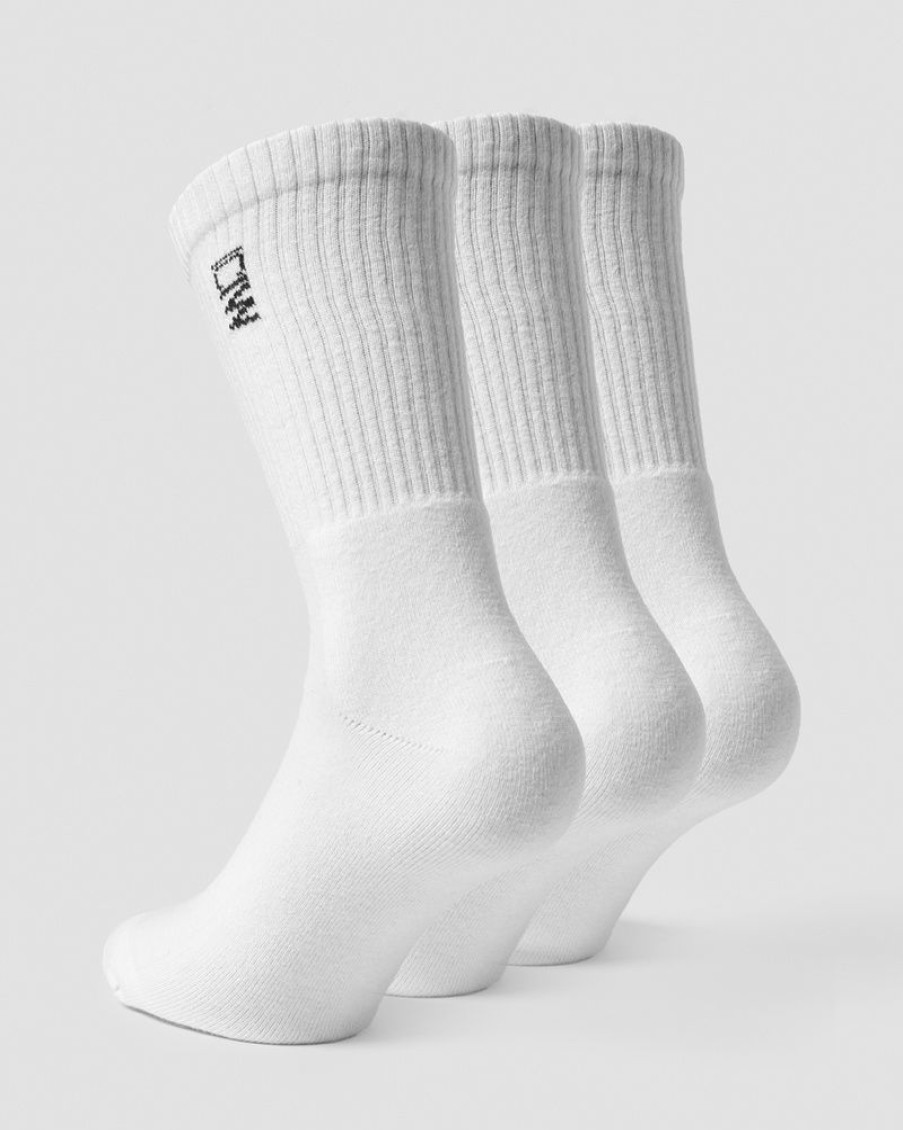 Dam ICIW Strumpor | Training Socks 3-Pack White