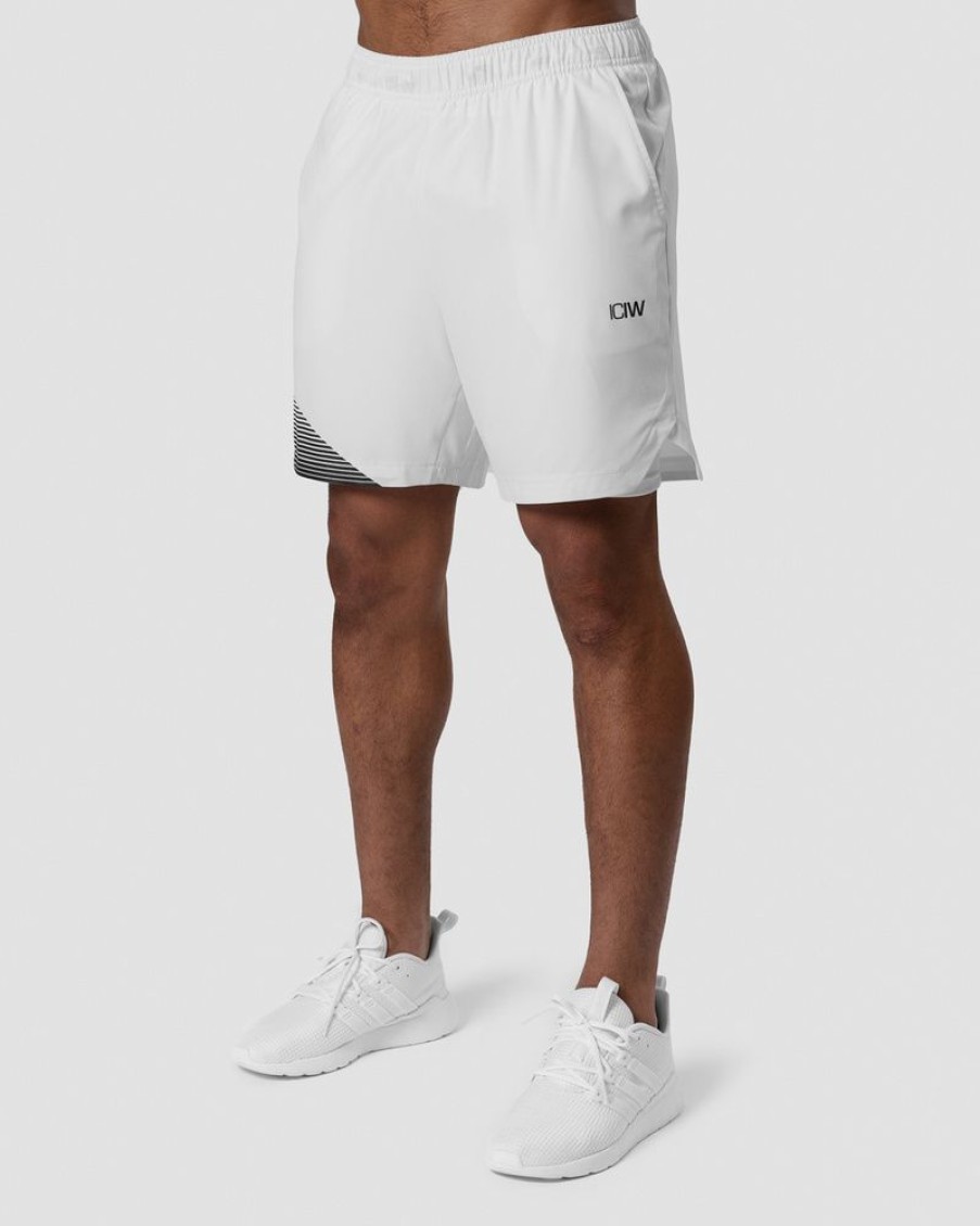 Herr ICIW Shorts | Smash Padel 2-In-1 Shorts White/Navy Men