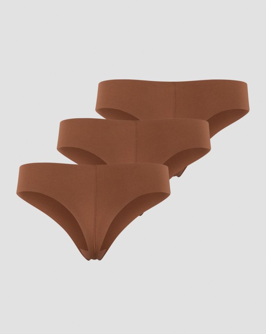 Dam ICIW Underklader | Soft Thong 3-Pack Cinnamon