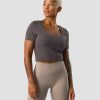 Dam ICIW T-Shirts | Nimble Soft Cropped T-Shirt Clay