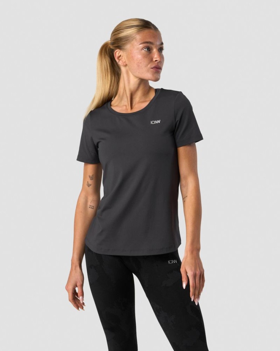 Dam ICIW T-Shirts | Training T-Shirt Wmn Dark Grey