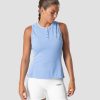 Dam ICIW Traningslinnen | Training Pique Tank Top Sky Blue