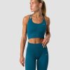 Dam ICIW Sport-Bh | Ribbed Define Seamless Sports Bra Teal