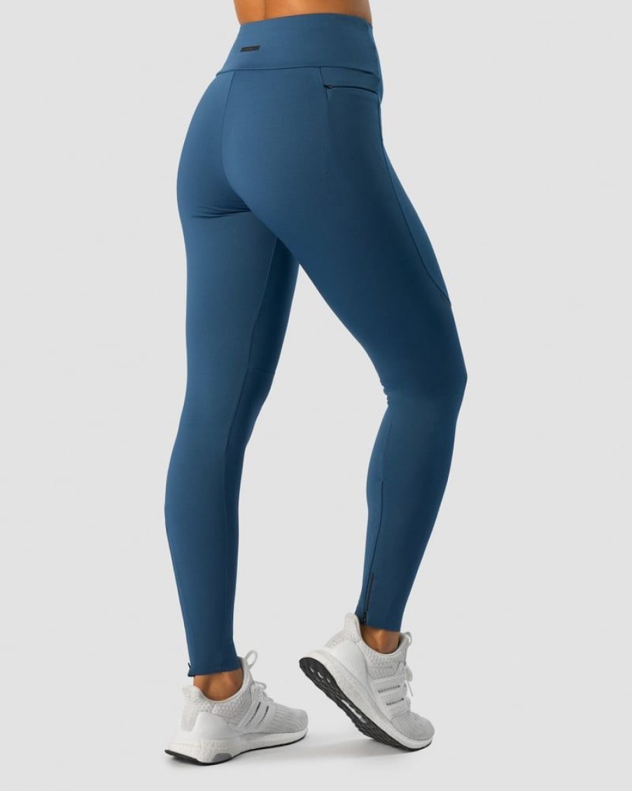 Dam ICIW Tights & Leggings | Charge Pocket Tights Wmn Teal