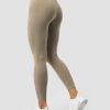 Dam ICIW Tights & Leggings | Define Seamless Logo Scrunch Tights Taupe