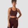 Dam ICIW Sport-Bh | Ribbed Define Seamless Sports Bra Warm Brown