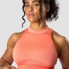 Dam ICIW Seamless | Signature Seamless Cropped Tank Top Peach