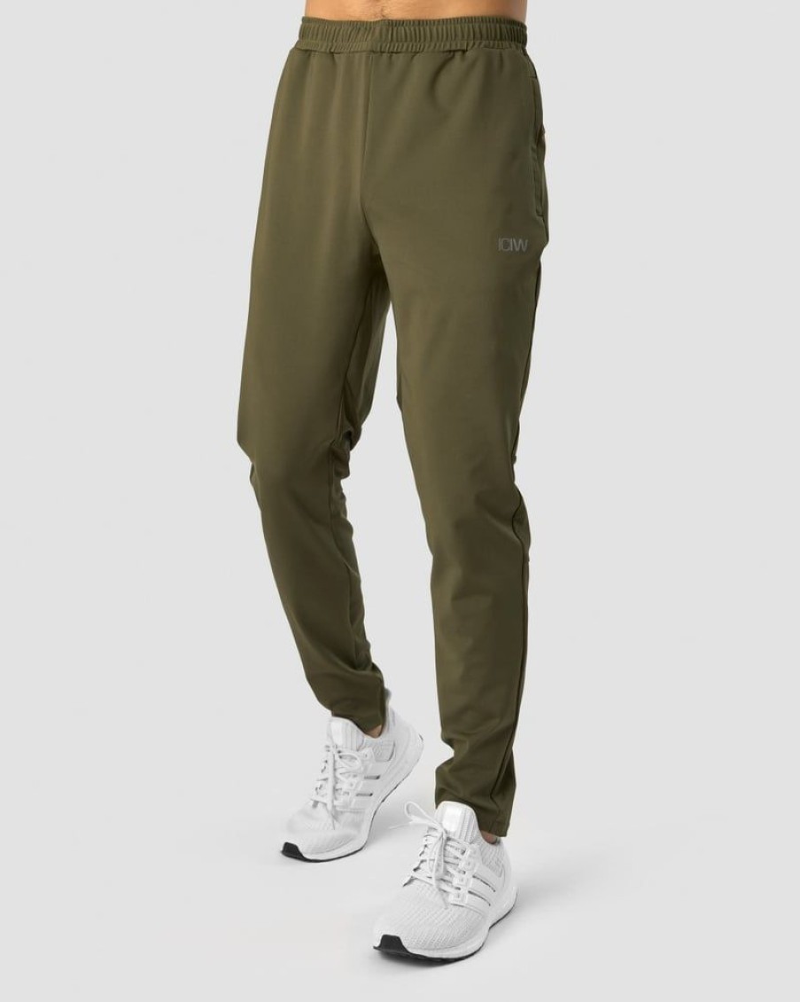 Herr ICIW Byxor | Stride Workout Pants Men Dark Green