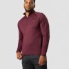 Herr ICIW Langarmat | Ultimate Training 1/4 Zip Burgundy