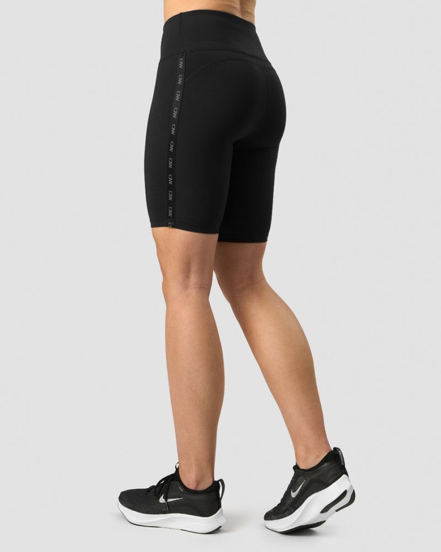 Dam ICIW Shorts | Ultimate Training Logo Biker Shorts Black