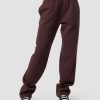 Dam ICIW Byxor | Everyday Straight Leg Sweatpants Burgundy