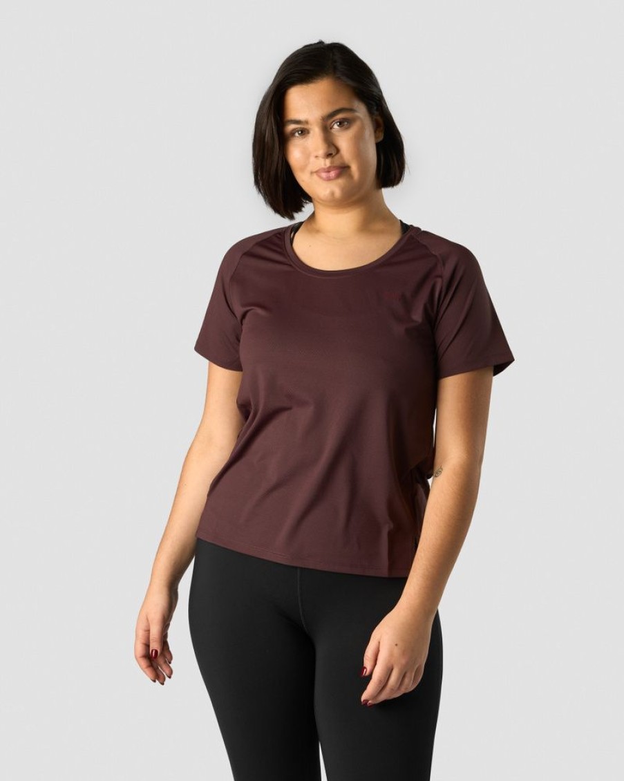 Dam ICIW T-Shirts | Stride T-Shirt Wmn Burgundy