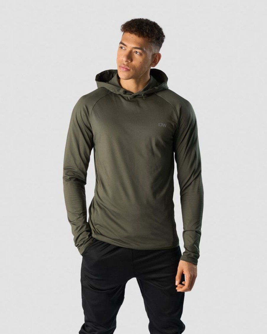 Herr ICIW Langarmat | Ultimate Training Hoodie Green