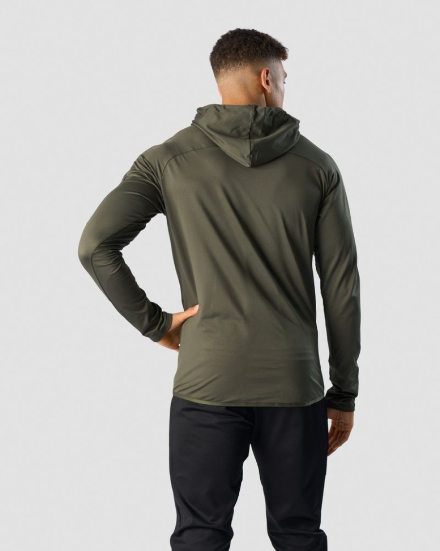 Herr ICIW Langarmat | Ultimate Training Hoodie Green