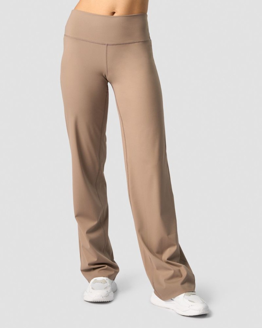 Dam ICIW Byxor | Nimble Straight Leg Pants Autumn Brown