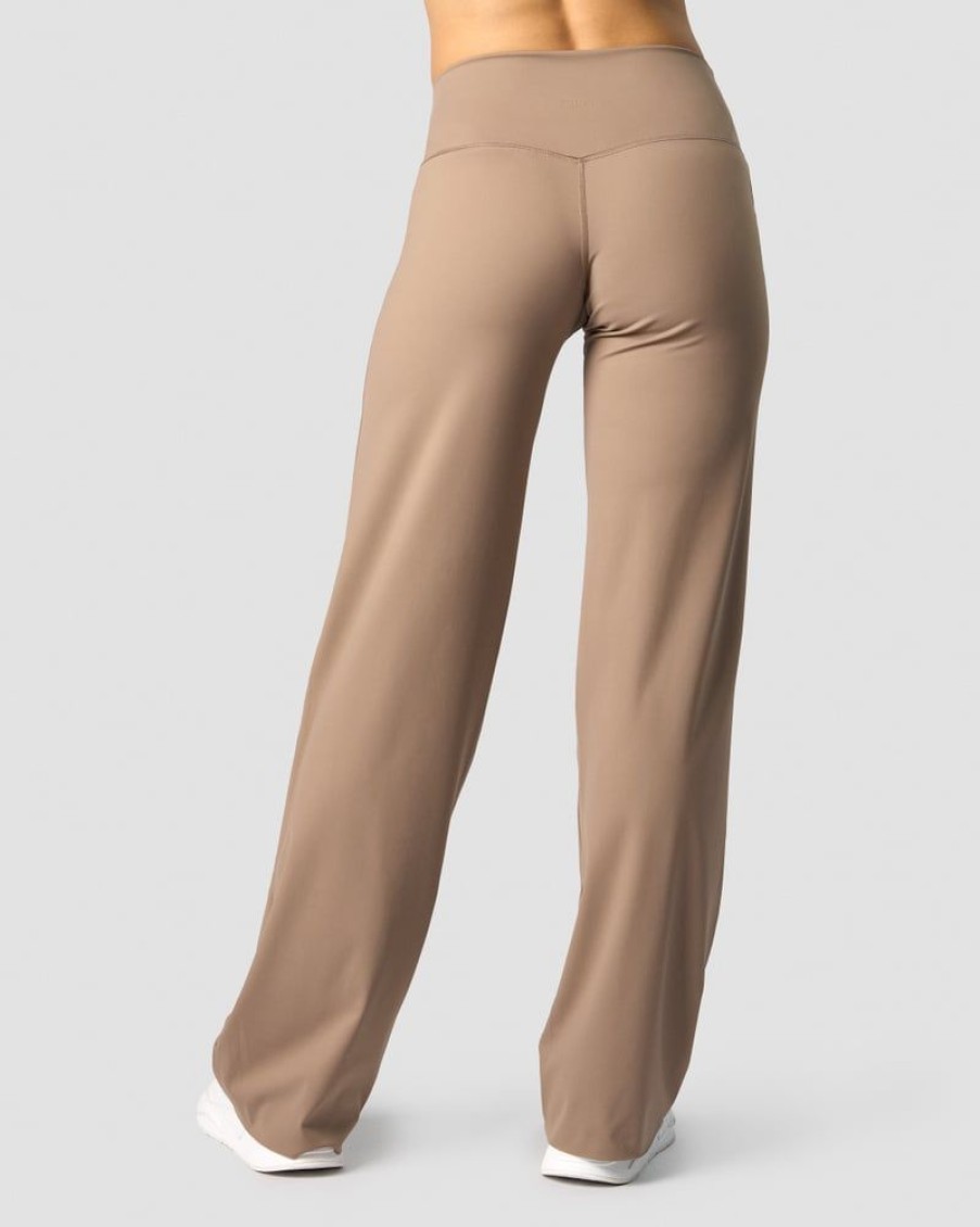 Dam ICIW Byxor | Nimble Straight Leg Pants Autumn Brown