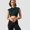 Dam ICIW T-Shirts | Ultimate Training Cropped T-Shirt Deep Green