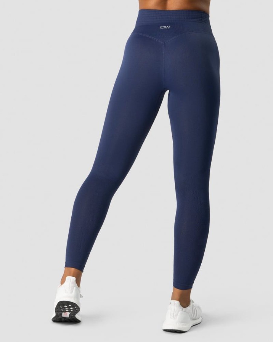 Dam ICIW Tights & Leggings | Define Seamless V-Shape Tights Navy