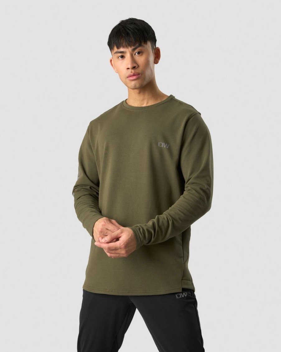 Herr ICIW Langarmat | Stride Sweatshirt Men Dark Green