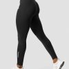 Dam ICIW Tights & Leggings | Scrunch V-Shape Tights Black