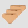 Dam ICIW Underklader | Soft Thong 3-Pack Almond