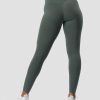 Dam ICIW Tights & Leggings | Nimble V-Shape Tights Elm Green