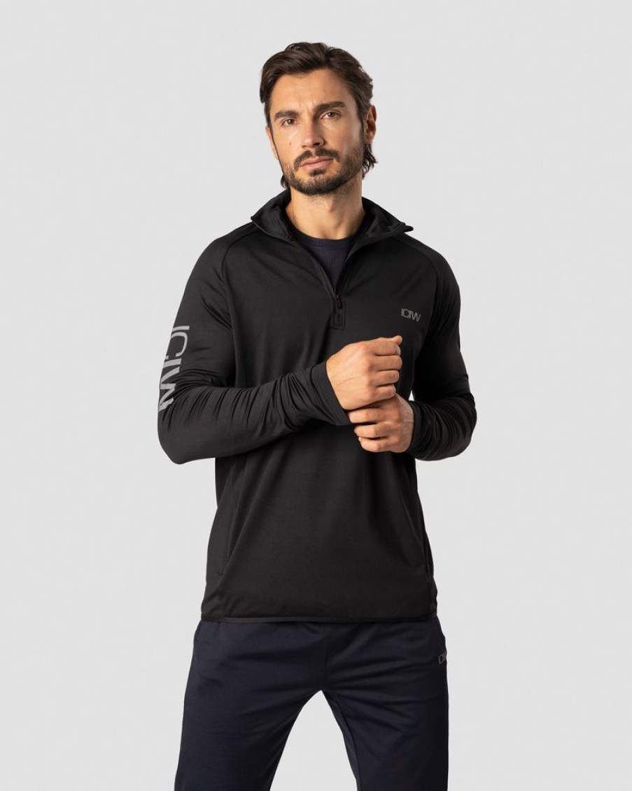 Herr ICIW Langarmat | Ultimate Training 1/4 Zip Black