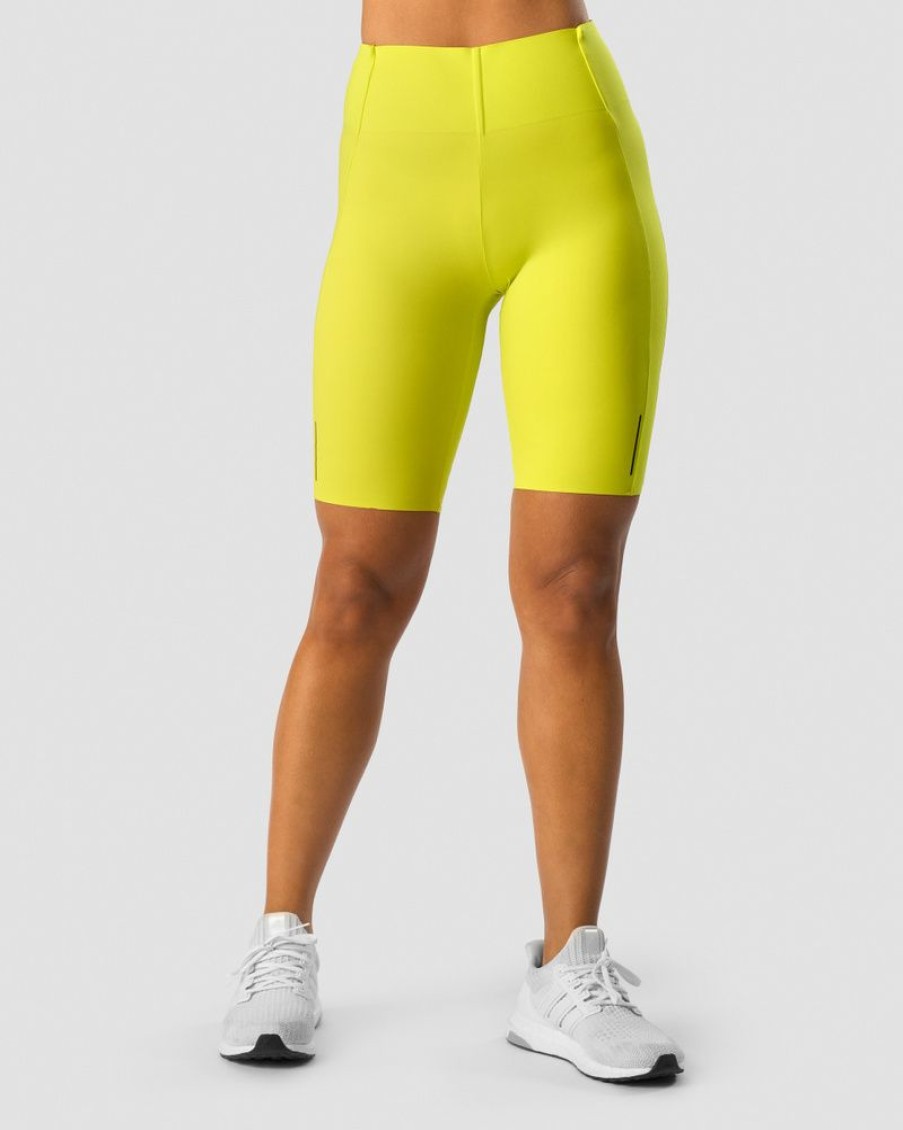 Dam ICIW Shorts | Charge Biker Shorts Wmn Acid Yellow