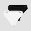 Dam ICIW Seamless | Everyday Seamless Thong 2-Pack Black/White