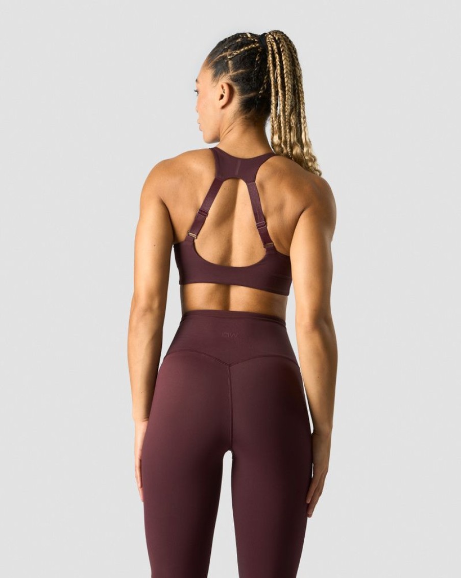 Dam ICIW Sport-Bh | Stride Sports Bra Burgundy