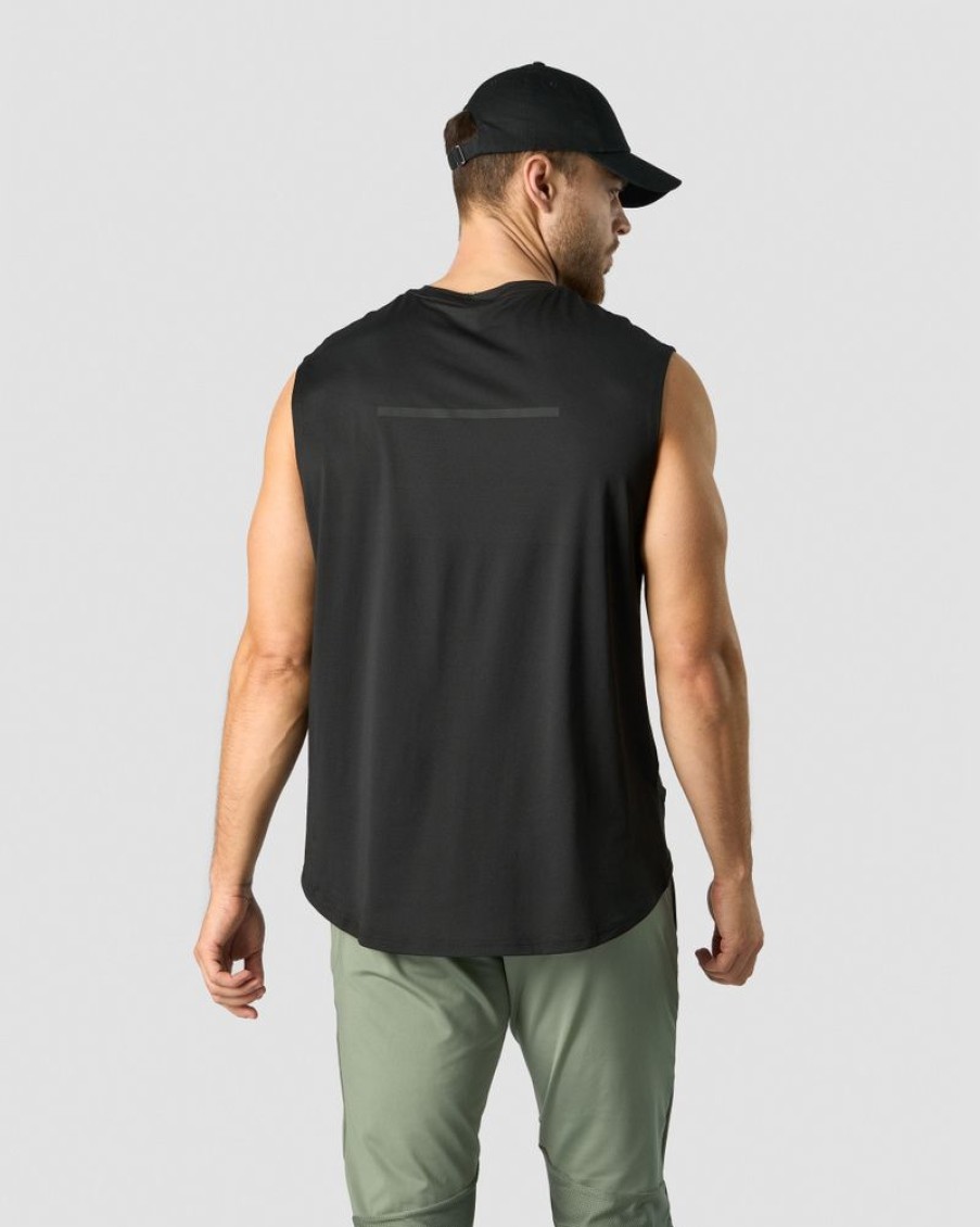 Herr ICIW T-Shirts | Stride Sleeveless T-Shirt Men Black