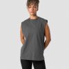 Dam ICIW Traningslinnen | Everyday Cotton Tank Top Dark Grey