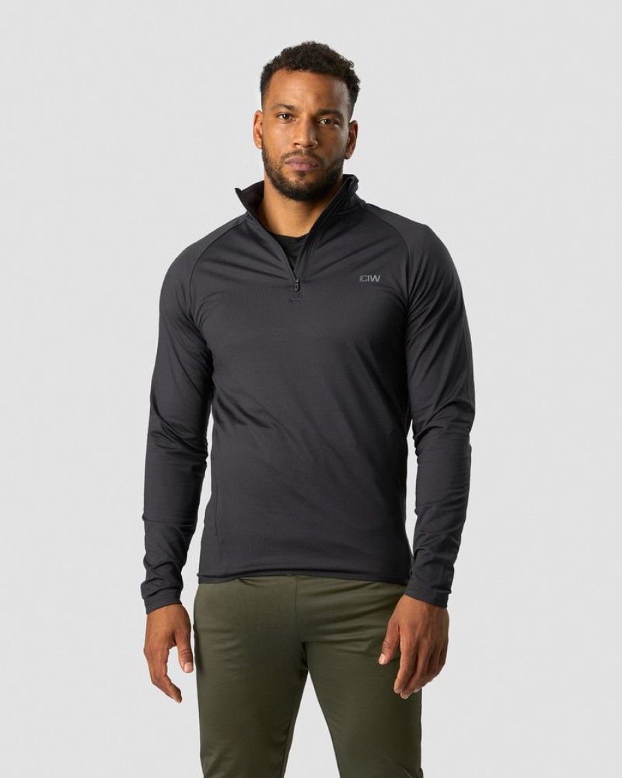 Herr ICIW Langarmat | Ultimate Training 1/4 Zip Graphite