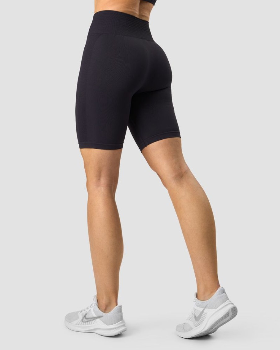 Dam ICIW Seamless | Define Seamless Pocket Biker Shorts Dk Graphite