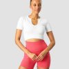 Dam ICIW Seamless | Ribbed Define Seamless Cropped T-Shirt White