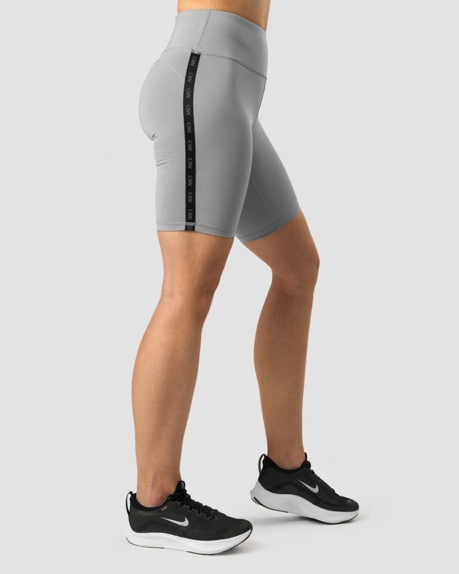 Dam ICIW Shorts | Ultimate Training Logo Biker Shorts Grey