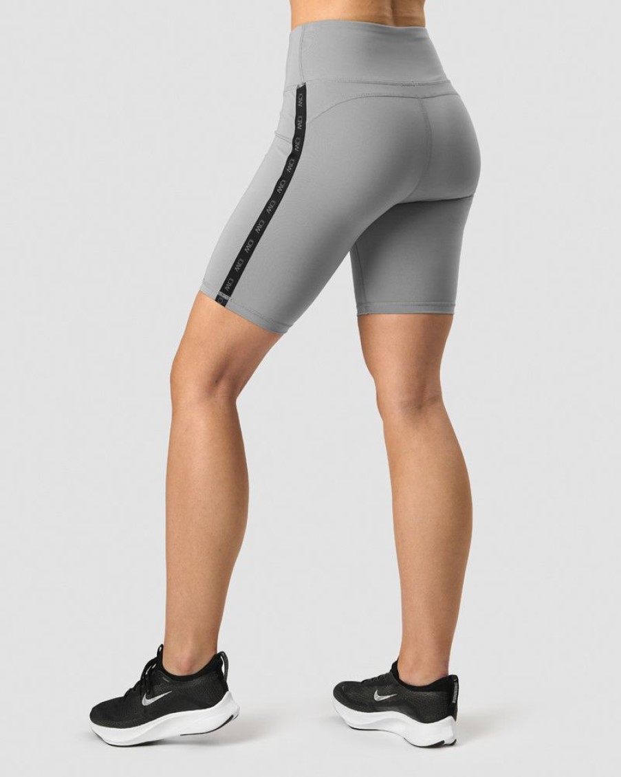 Dam ICIW Shorts | Ultimate Training Logo Biker Shorts Grey