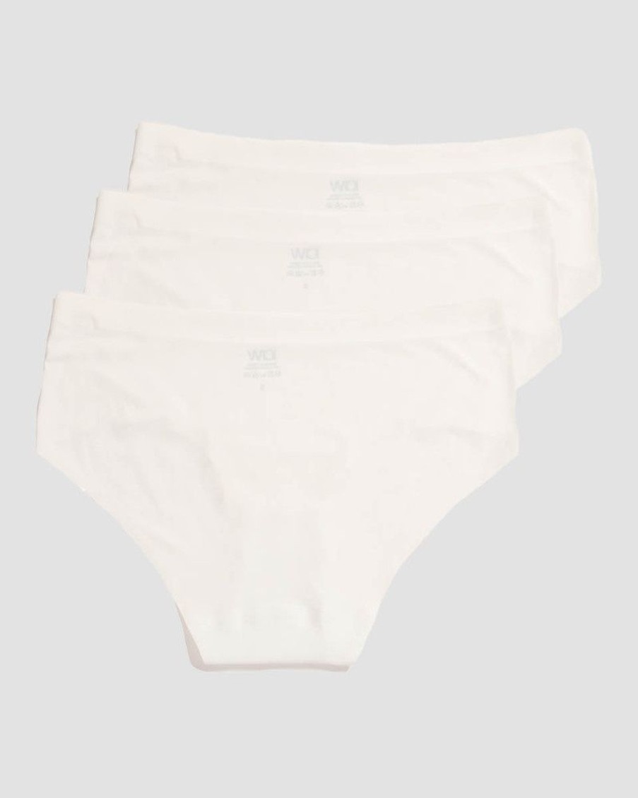 Dam ICIW Underklader | Invisible Hipster 3-Pack White