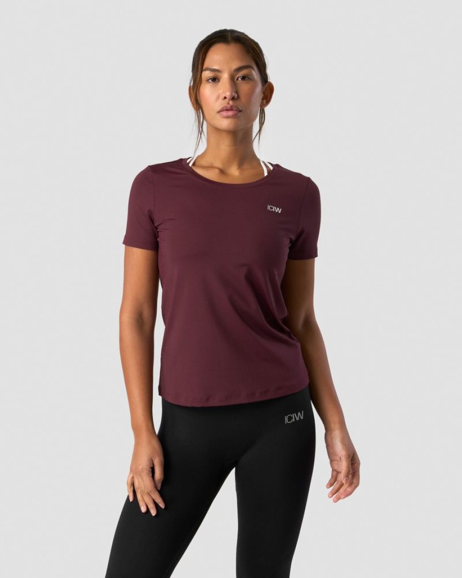 Dam ICIW T-Shirts | Training T-Shirt Wmn Burgundy