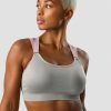 Dam ICIW Sport-Bh | Deluxe Seamless Adjustable Sports Bra Grey