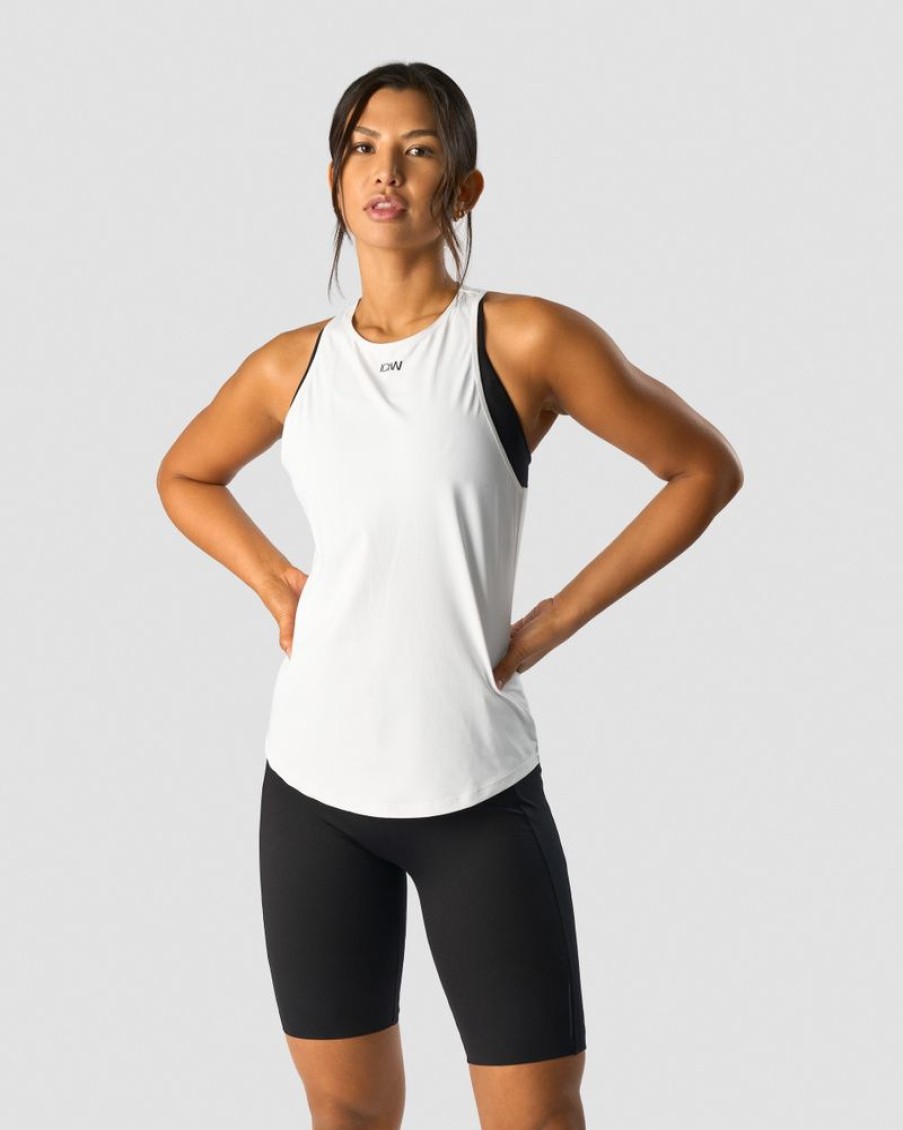 Dam ICIW Traningslinnen | Charge Tank Top Wmn White