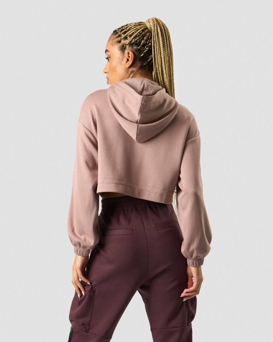 Dam ICIW Langarmat | Stance Cropped Hoodie Wmn Light Mauve