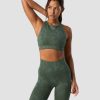 Dam ICIW Sport-Bh | Camo Seamless Sports Bra Green